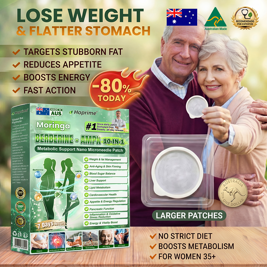 𝐏𝐡𝐲𝐬𝐢𝐜𝐢𝐚𝐧-𝐅𝐨𝐫𝐦𝐮𝐥𝐚𝐭𝐞𝐝 🧑‍⚕️| Hoprime® Moringa · Berberine × AMPK+ 10-in-1 Metabolic Support Nano Microneedle Patch — ✅ 𝐄𝐱𝐩𝐞𝐫𝐢𝐞𝐧𝐜𝐞 𝐕𝐢𝐬𝐢𝐛𝐥𝐞 𝟕-𝐃𝐚𝐲 𝐑𝐞𝐬𝐮𝐥𝐭𝐬 🍇