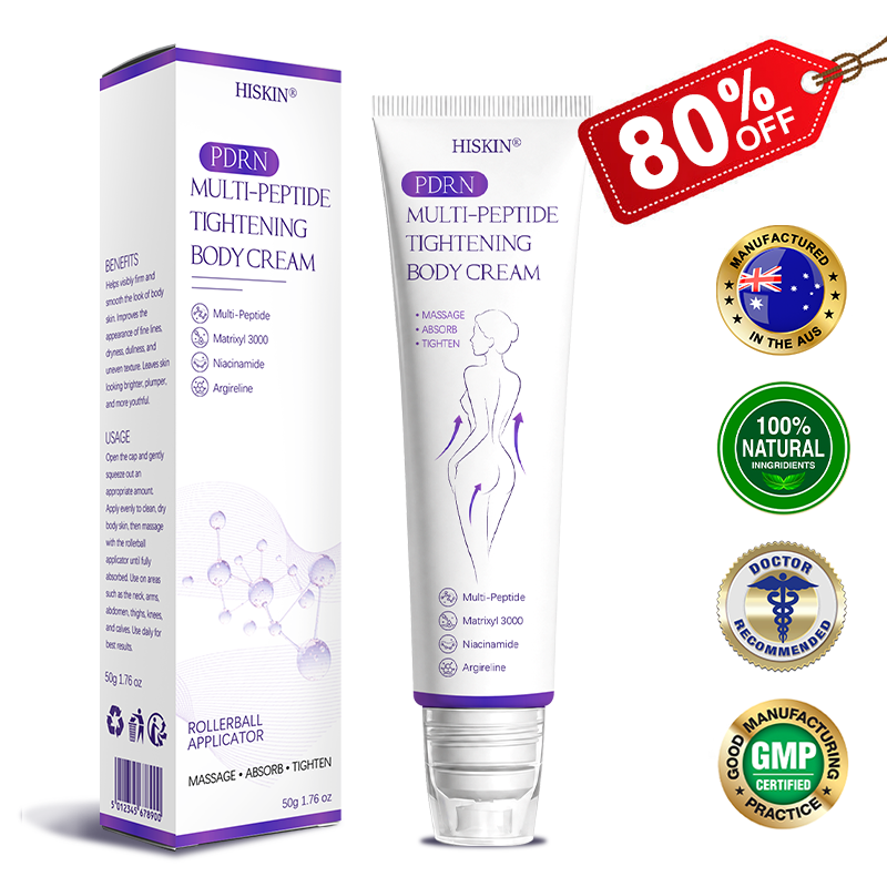 HISKIN® PDRN Multi-Peptide Massaging Body Roller Cream- ✨𝐀𝐧𝐭𝐢-𝐚𝐠𝐢𝐧𝐠, Hydrating, Skin Firming & Lifting, Skin Repair, Even Tone, Acne and Dark Spot Treatment, Wart and Mole Removal, and Psoriasis Relief
