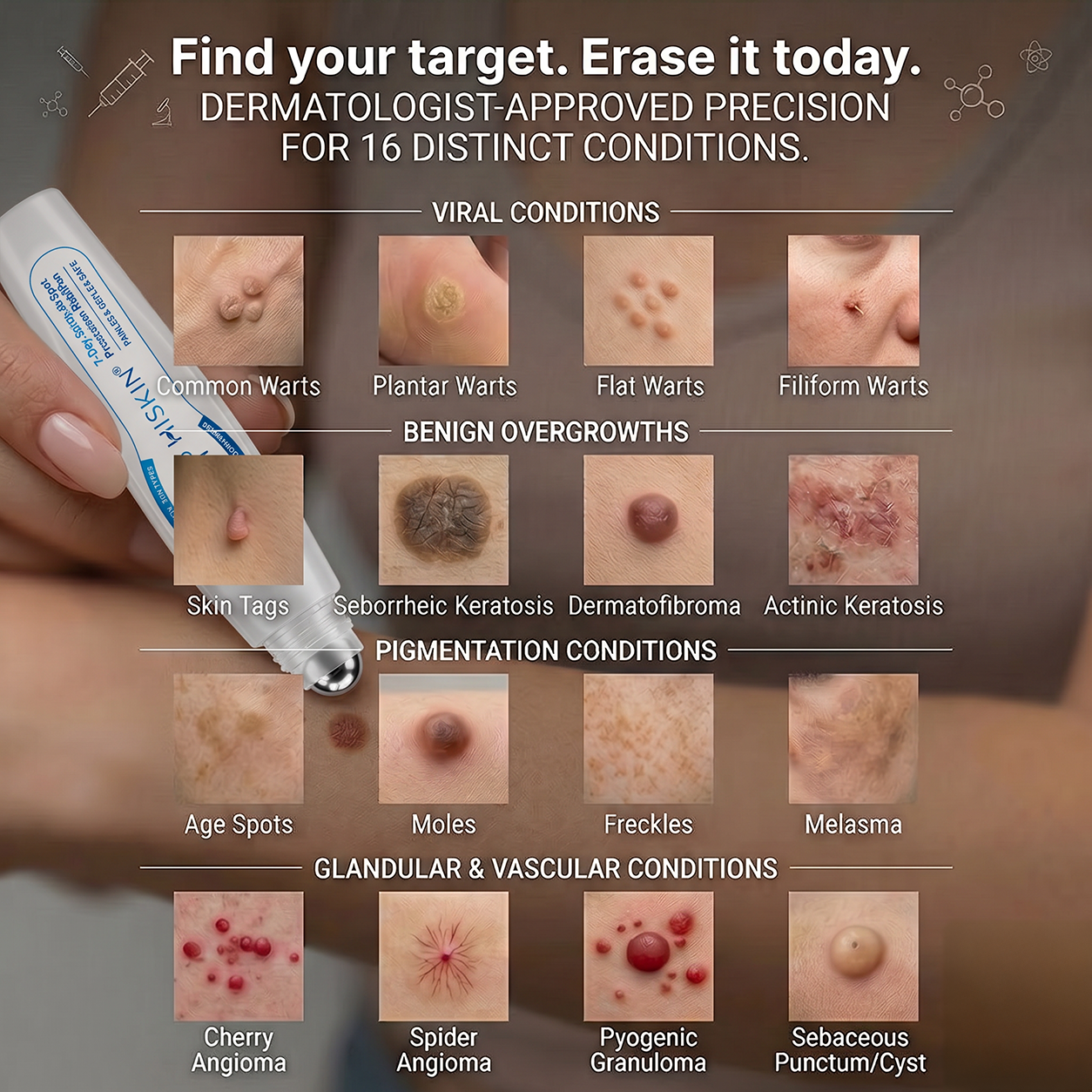 𝐇𝐈𝐒𝐊𝐈𝐍®👩‍⚕️ 𝟕-𝐃𝒂𝘆 𝐒𝗸𝐢𝐧 𝐓𝒂𝗴 & 𝐒𝐩𝙤𝐭 𝐄𝐫𝒂𝐬𝙚𝐫 Painless & Scar-Free Advanced Imper💎
