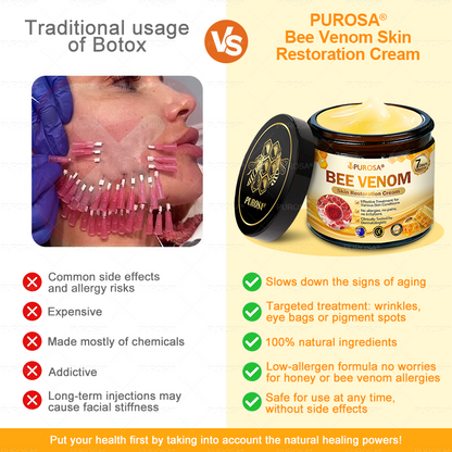 Made and Shipped from AU 🌸🌸🌸 PUROSA® BEE VENOM Skin Restoration Cream 🔥 LAST DAY 80% OFF！