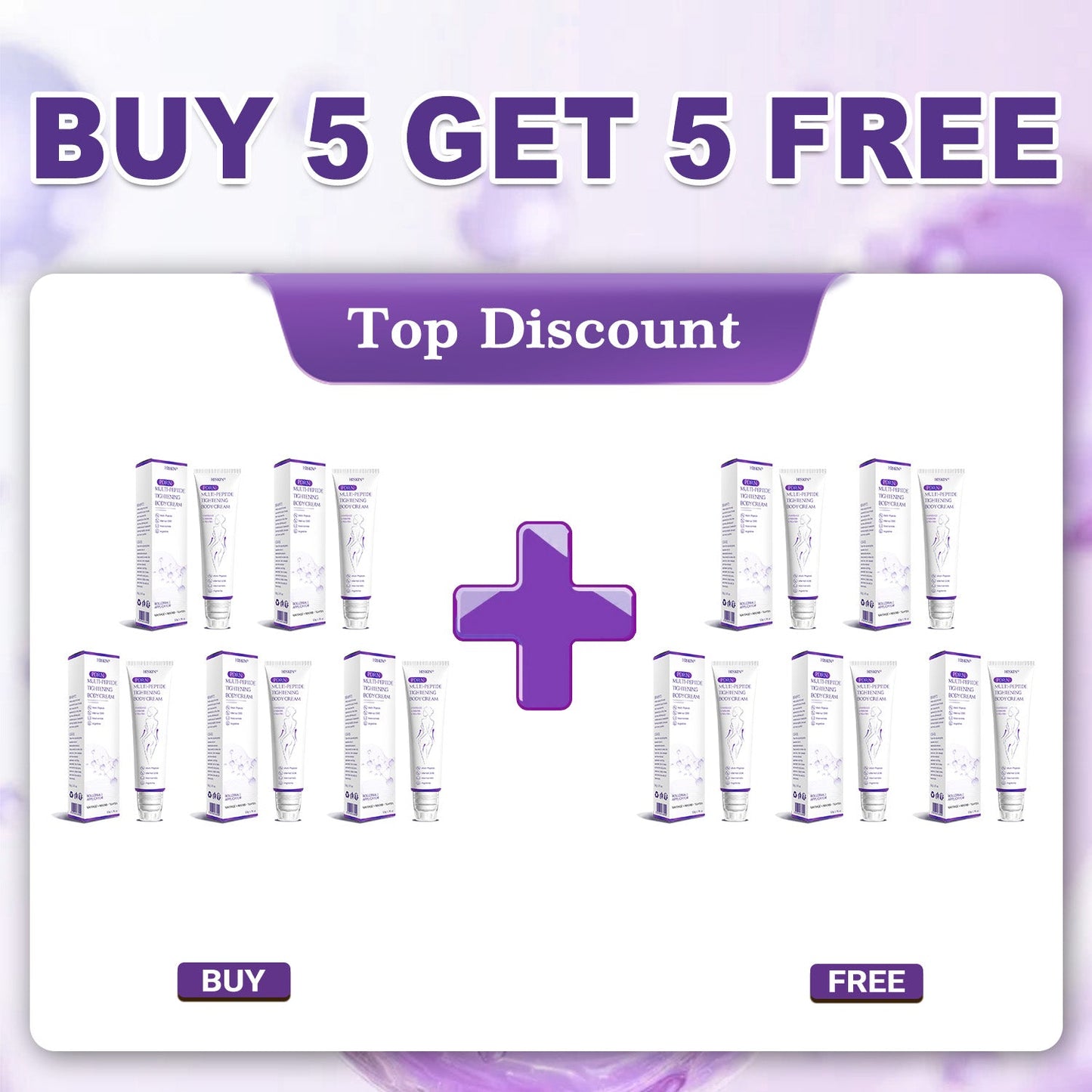 HISKIN® PDRN Multi-Peptide Massaging Body Roller Cream- ✨𝐀𝐧𝐭𝐢-𝐚𝐠𝐢𝐧𝐠, Hydrating, Skin Firming & Lifting, Skin Repair, Even Tone, Acne and Dark Spot Treatment, Wart and Mole Removal, and Psoriasis Relief